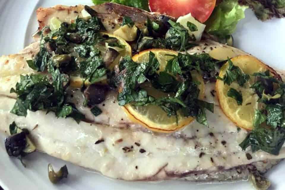 nusa dua restaurants | nusa dua beach grill | barramundi fillet