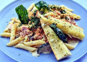 nusa dua italian restaurants | nusa dua beach grill | penne salmon