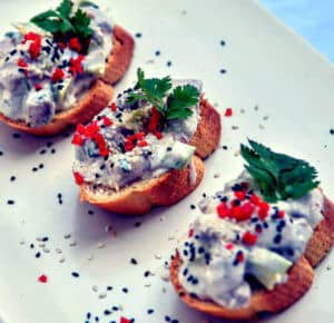 bruschetta-Tuna-Avocado| nusa dua restaurants | nusa dua beach grill