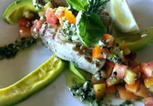 nusa dua restaurants | grilled tuna avocado | nusa dua beach grill